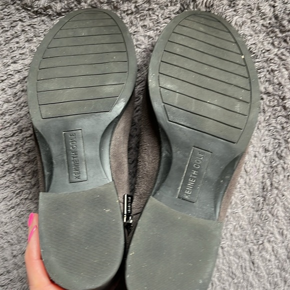 Kenneth Cole Gray Leather Ankle boots - Picture 5 of 6